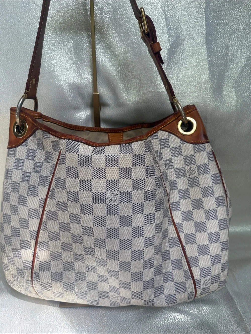 Louis Vuitton Damier Azur Galleria Shoulder Bag
